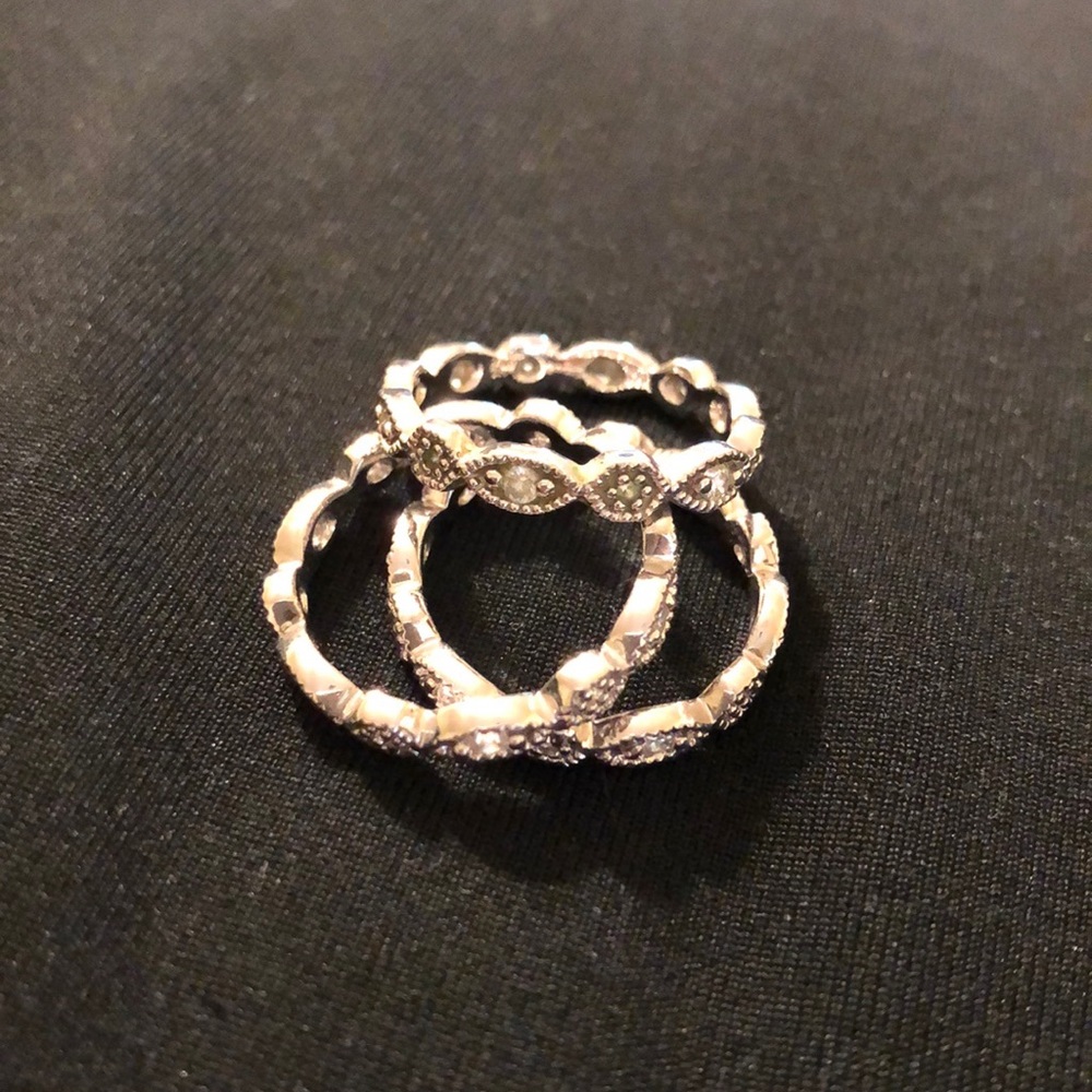Stella & Dot stack ring set